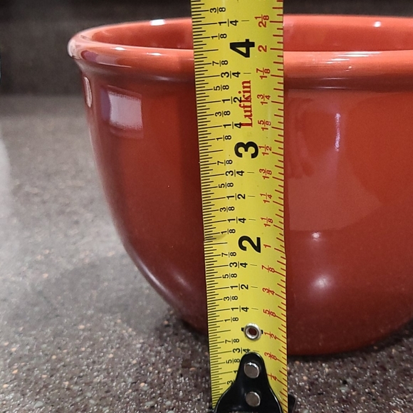 Chantal 2 pc set Bakeware 2 Cup Casserole 3 Cup Serving Bowl Sienna Orange Glaze - Picture 12 of 12